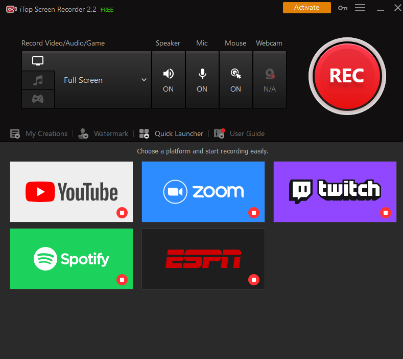 best screen recorder for youtubers