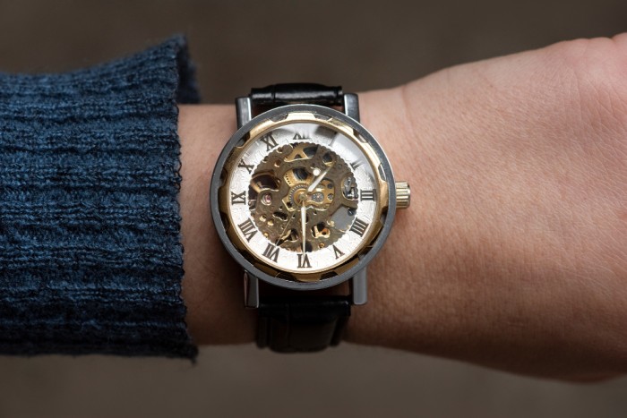 a man wearing a beautiful wristwatch